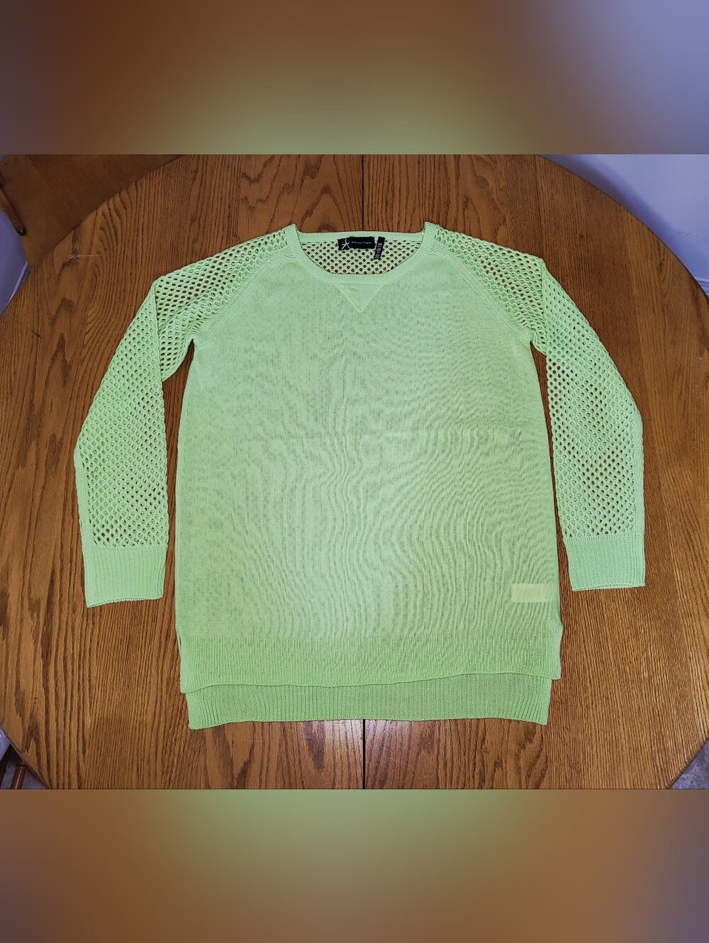 ✨️Atmosphere Green Open Knit Sweater XL